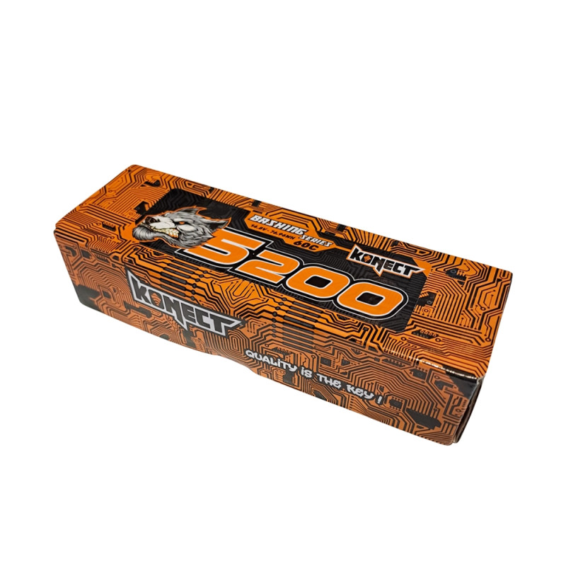 Accu LiPo 4S 5200mAh 14.8V 60C BASH (XT90) - KONECT KN-LP4S5200BASH-XT