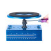 Support voiture rotatif en aluminium - Bleu - FASTRAX FAST404BL