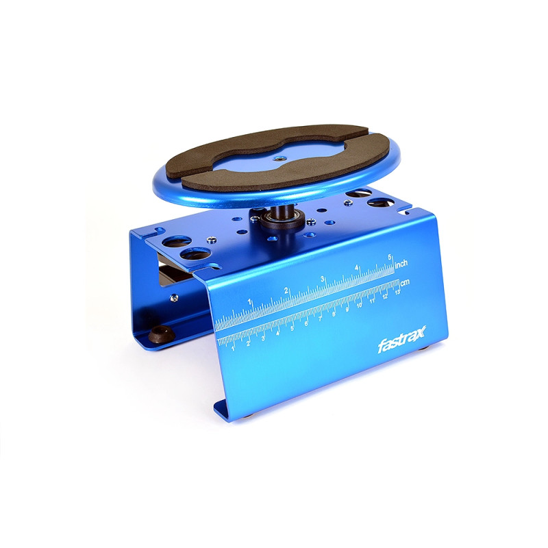 Support voiture rotatif en aluminium - Bleu - FASTRAX FAST404BL