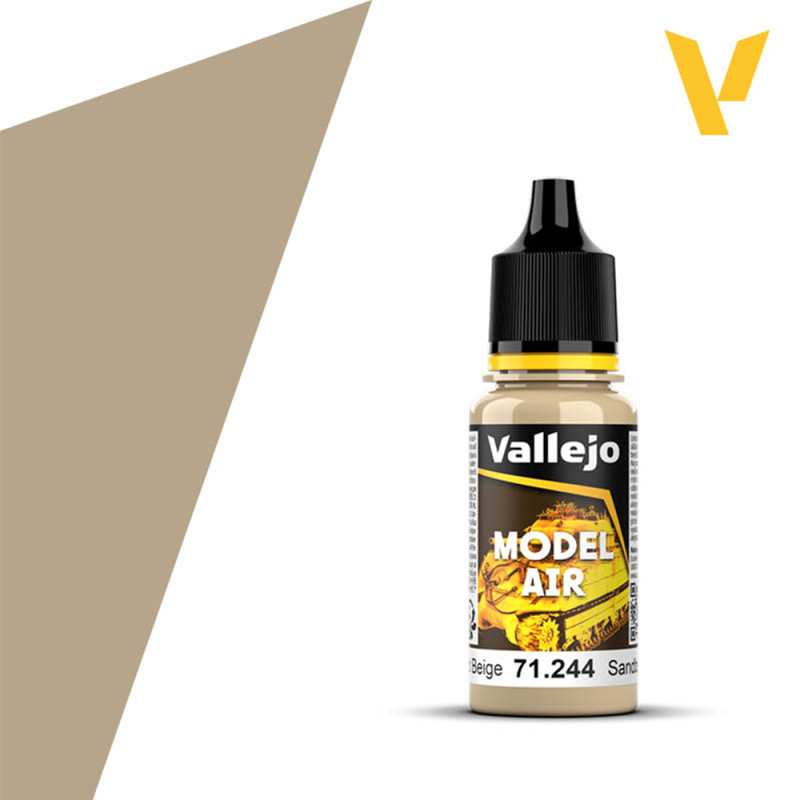 Beige Sable N°136 - 18ml Model Air - VALLEJO 71.244