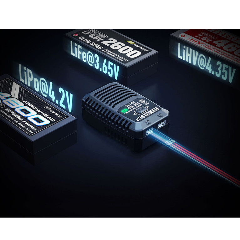 Chargeur e3S 2.2A 20W - SKYRC SK-100219-01 Chargeur e3S 2.2A 20W - SKYRC SK-100219-01