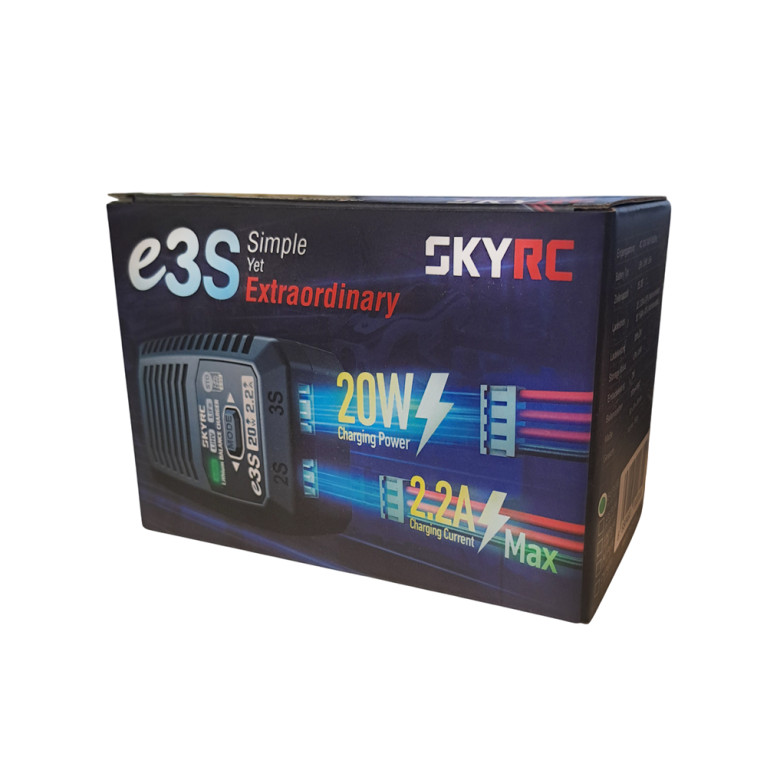 Chargeur e3S 2.2A 20W - SKYRC SK-100219-01 Chargeur e3S 2.2A 20W - SKYRC SK-100219-01