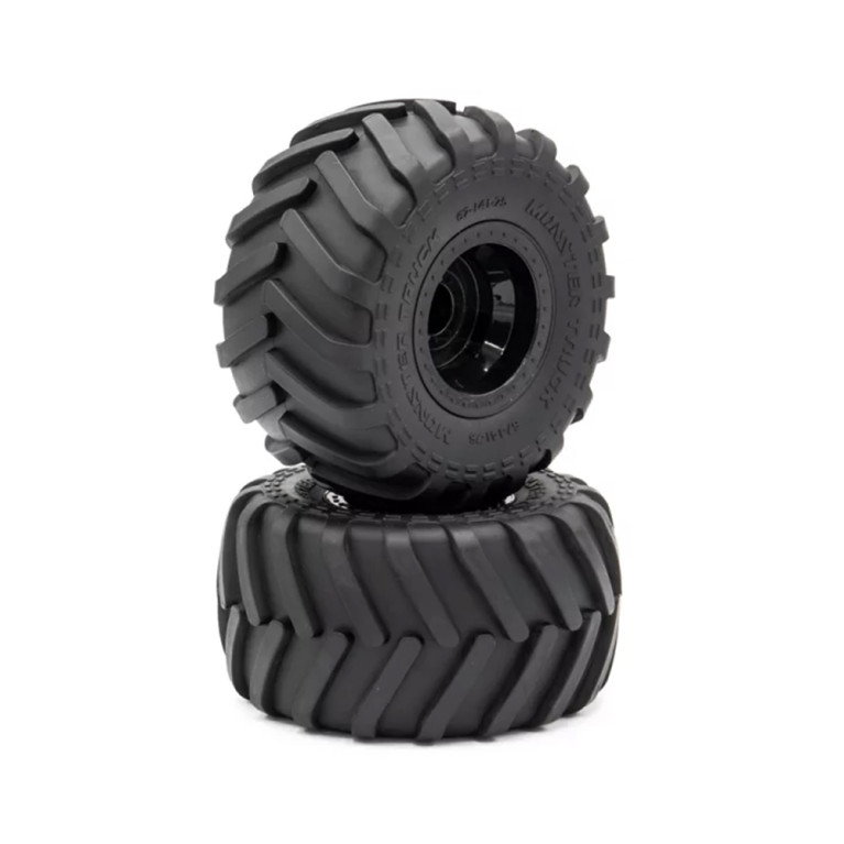 2 Roues Monster Truck - Jantes Noires - HOBBYTECH HTR-T463