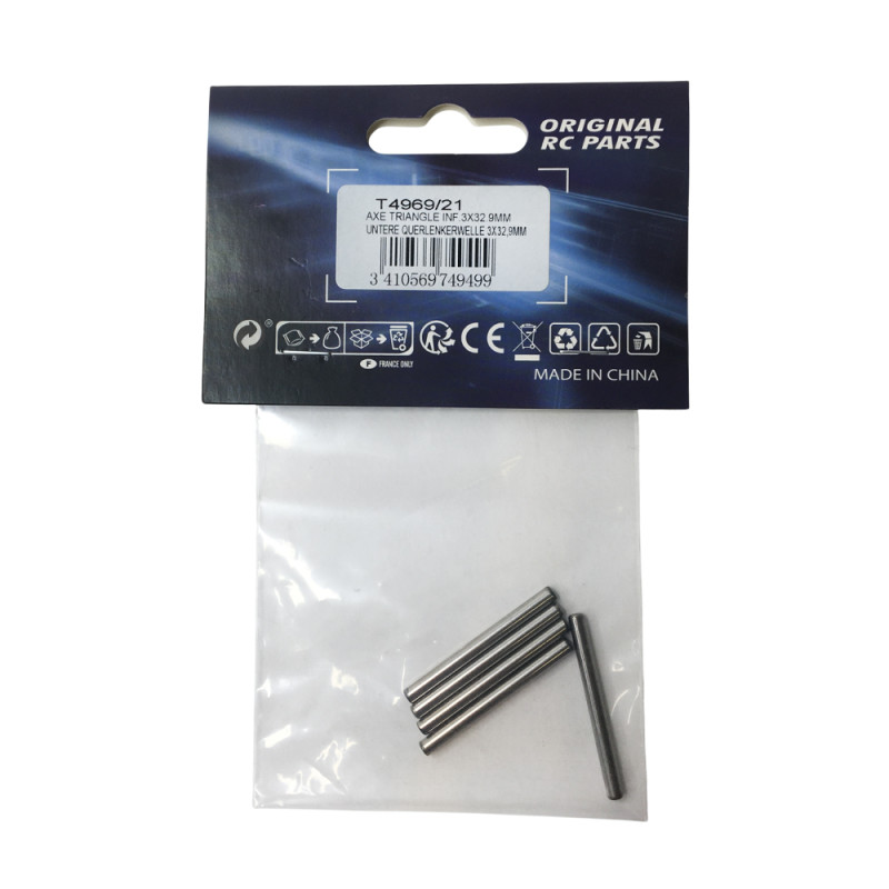 Axe triangle inférieur extérieur 3x32.9mm - T2M T4969/21
