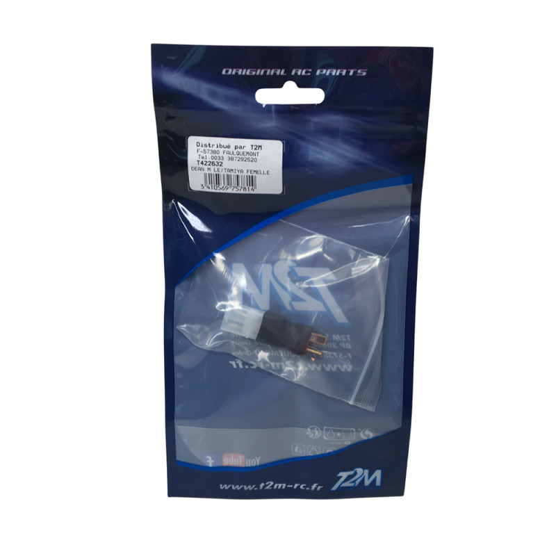 Adaptateur Dean mâle vers Tamiya femelle - T2M T422632