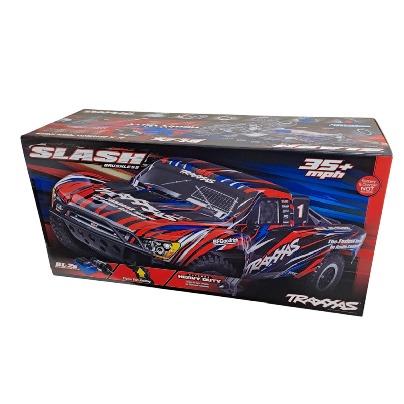 Slash 4X2 Brushless - Orange - TRAXXAS 58334-4-ORNG