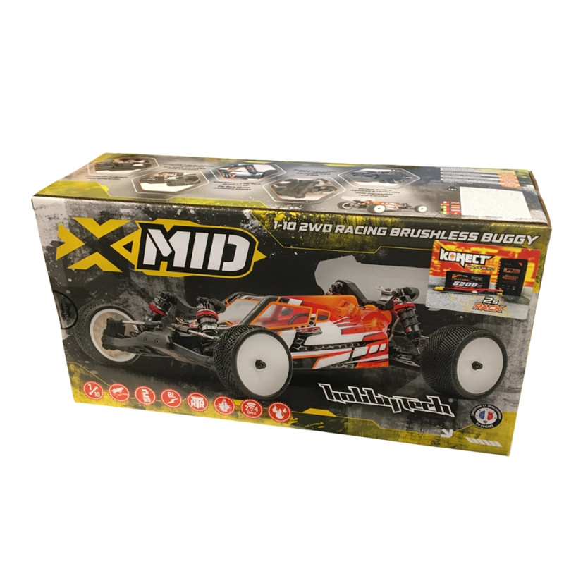 Buggy X-MID + batterie/chargeur - HOBBYTECH 1.XMID.RTR-PACK