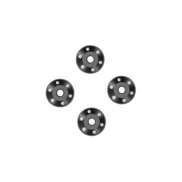 Rondelles de roues aluminium - Gris - TRAXXAS 10257-GRAY
