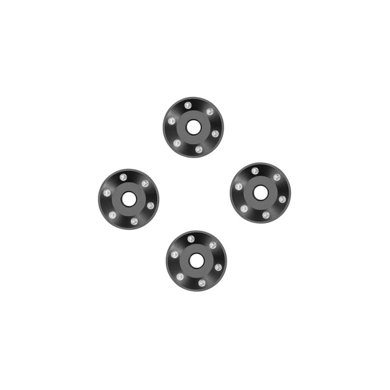 Rondelles de roues aluminium - Gris - TRAXXAS 10257-GRAY