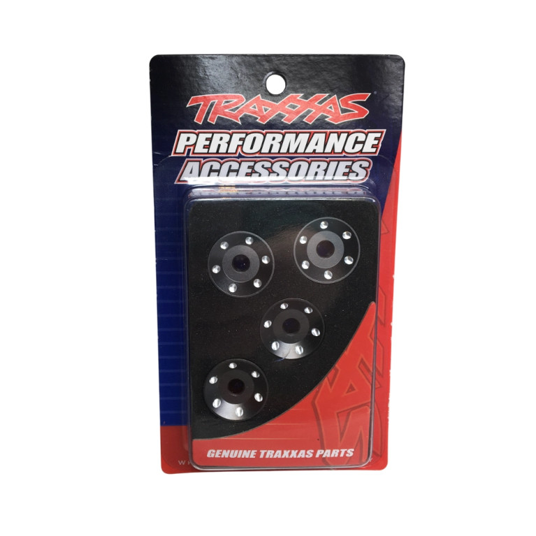 Rondelles de roues aluminium - Gris - TRAXXAS 10257-GRAY