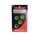 Rondelles de roues aluminium - Vert - TRAXXAS 10257-GRN