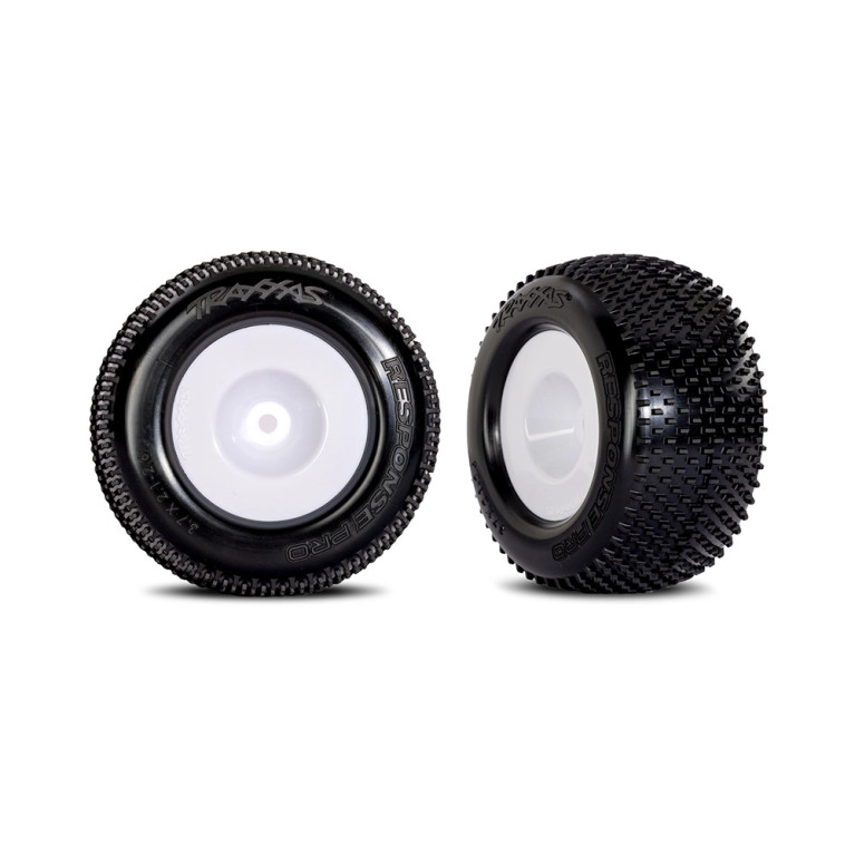 2 Roues "Response Pro" S1 - Blanches - TRAXXAS 10773-WHT