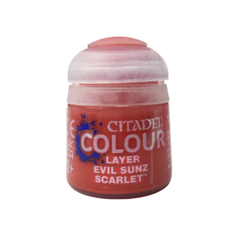 Peinture Layer Evil Sunz Scarlet, 12ml, Citadel 22-05