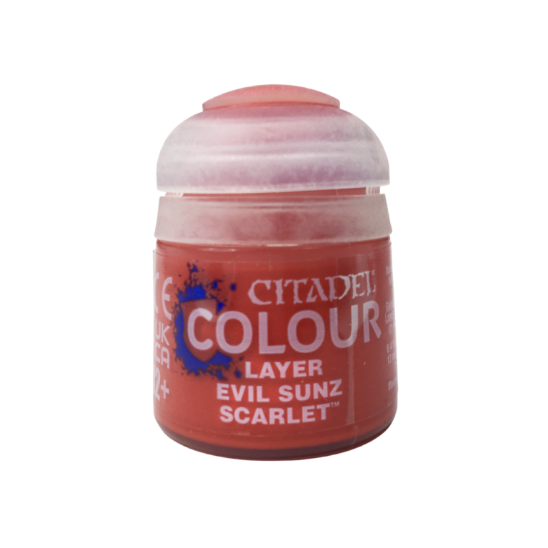 Peinture Layer Evil Sunz Scarlet, 12ml, Citadel 22-05