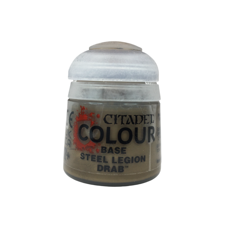 Peinture Base Steel Legion Drab, 12ml, Citadel 21-17