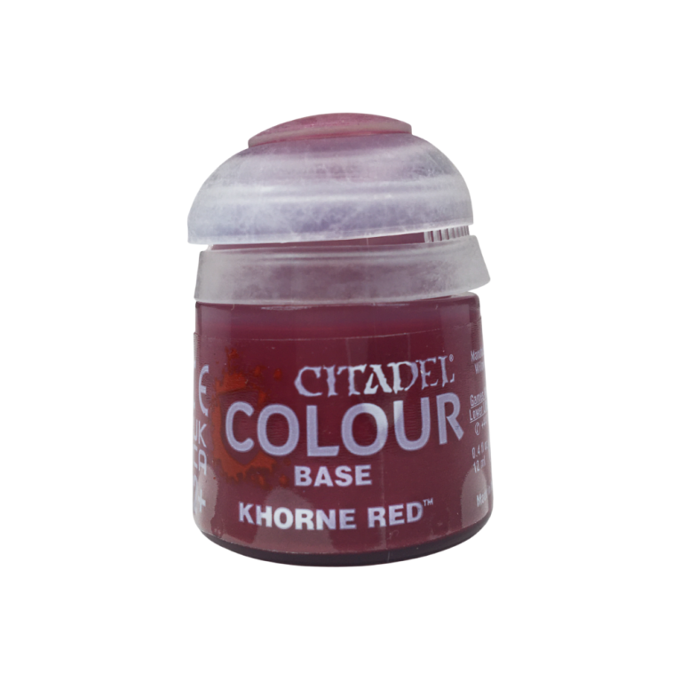 Peinture Base Khorne Red, 12ml, Citadel 21-04