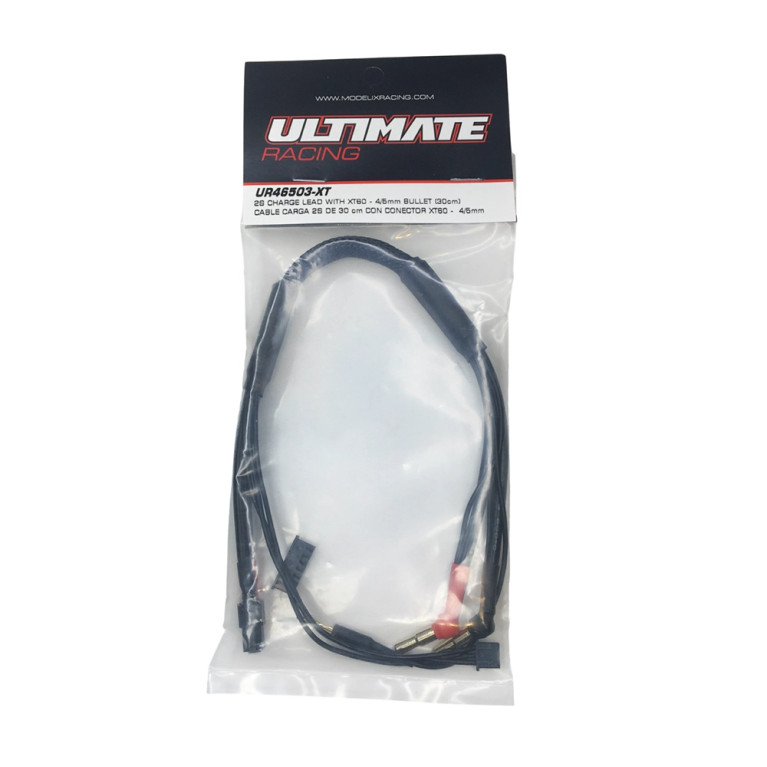 Cable de charge 2S XT60 - PK 4.0/5.0mm (30cm) - ULTIMATE UR46503-XT Cable de charge 2S XT60 - PK 4.0/5.0mm (30cm) - ULTIMATE UR46503-XT