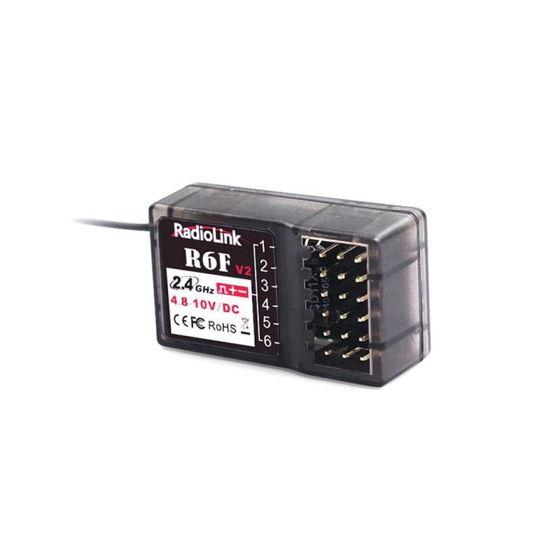 Récepteur R6F 2.4GHz 6 voies - RADIOLINK RADR6F
