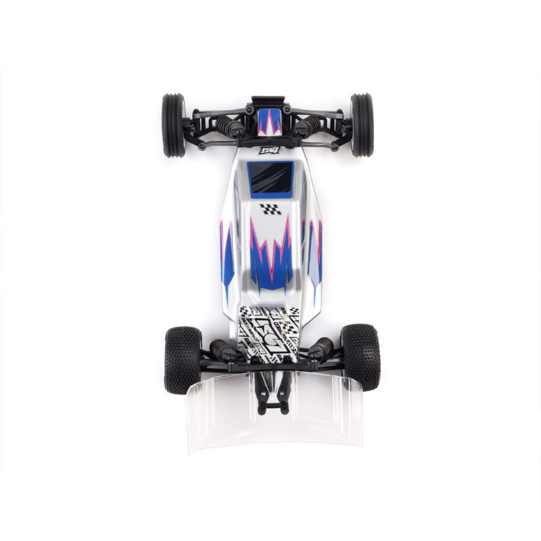 Micro-B Buggy 2S 2WD RTR - Argent - LOSI LOS00007T2