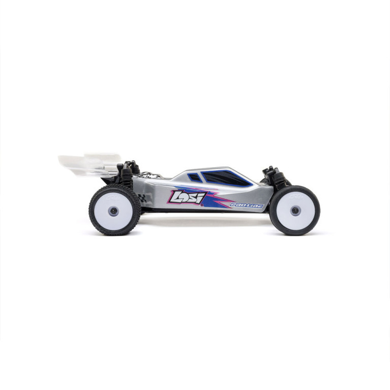 Micro-B Buggy 2S 2WD RTR - Argent - LOSI LOS00007T2