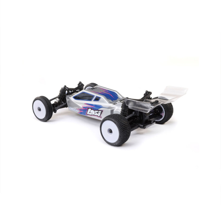 Micro-B Buggy 2S 2WD RTR - Argent - LOSI LOS00007T2