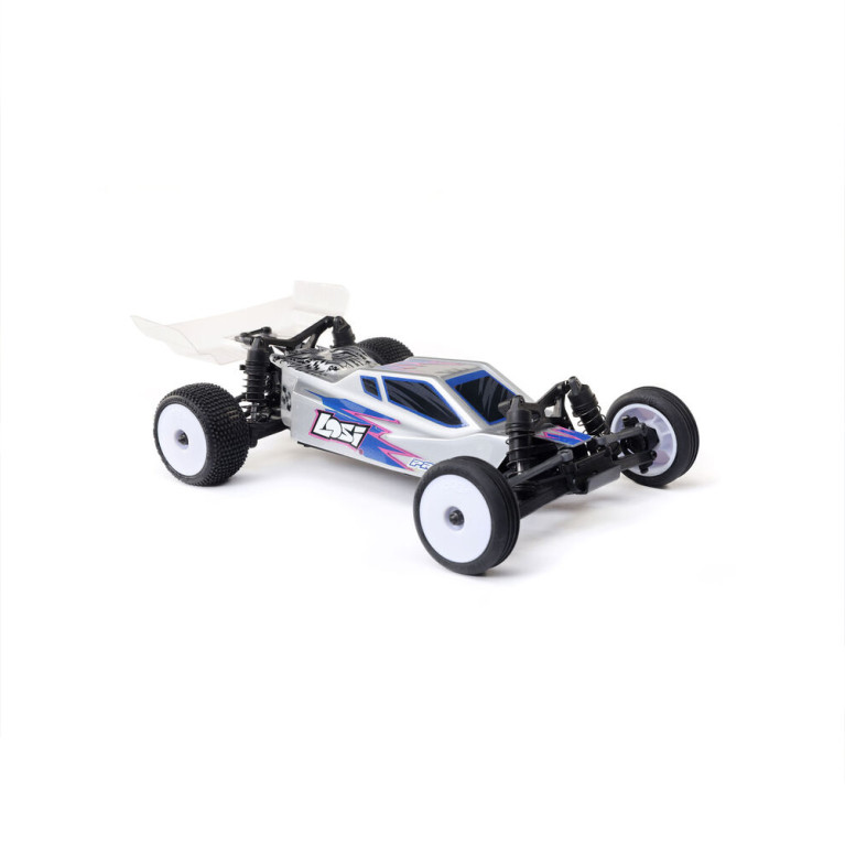 Micro-B Buggy 2S 2WD RTR - Argent - LOSI LOS00007T2