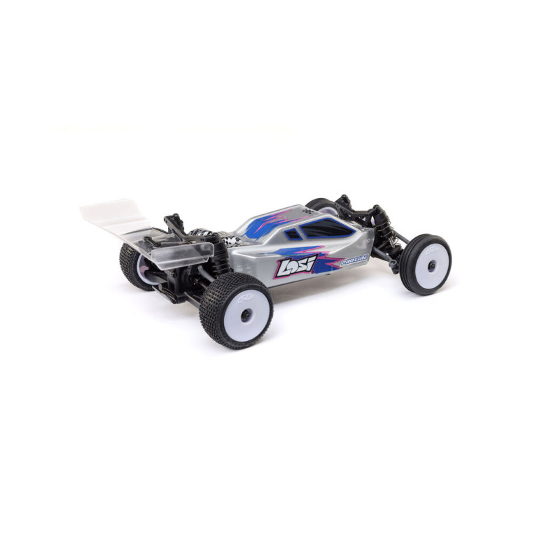 Micro-B Buggy 2S 2WD RTR - Argent - LOSI LOS00007T2