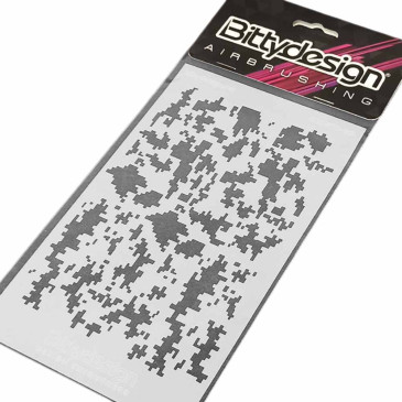 Pochoir "Camo Digi" - BITTYDESIGN BDSTC-017