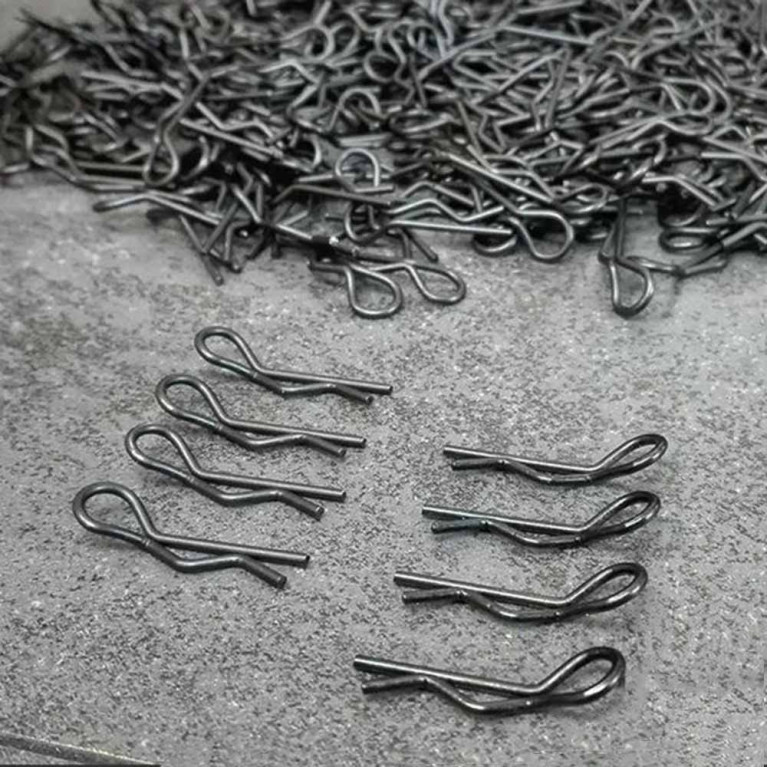 Clips de carrosserie 1/10 - Noir - BITTYDESIGN BDBC-8BK