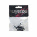 Clips de carrosserie 1/10 - Noir - BITTYDESIGN BDBC-8BK