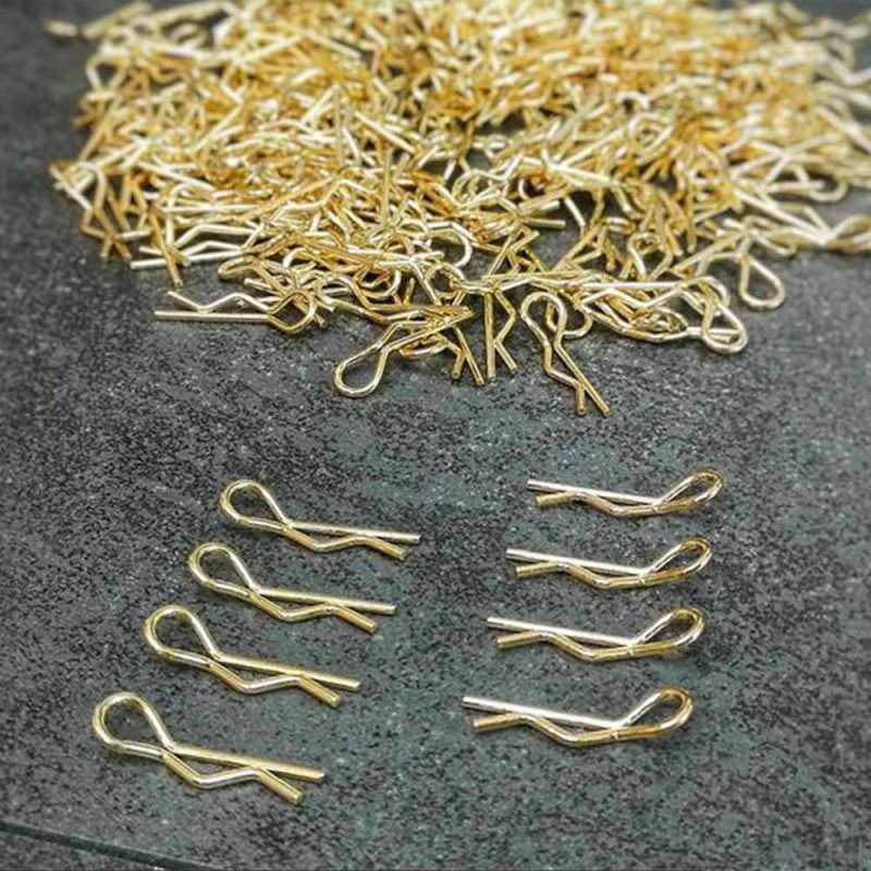 Clips de carrosserie 1/10 - Or/Gold - BITTYDESIGN BDBC-8GO