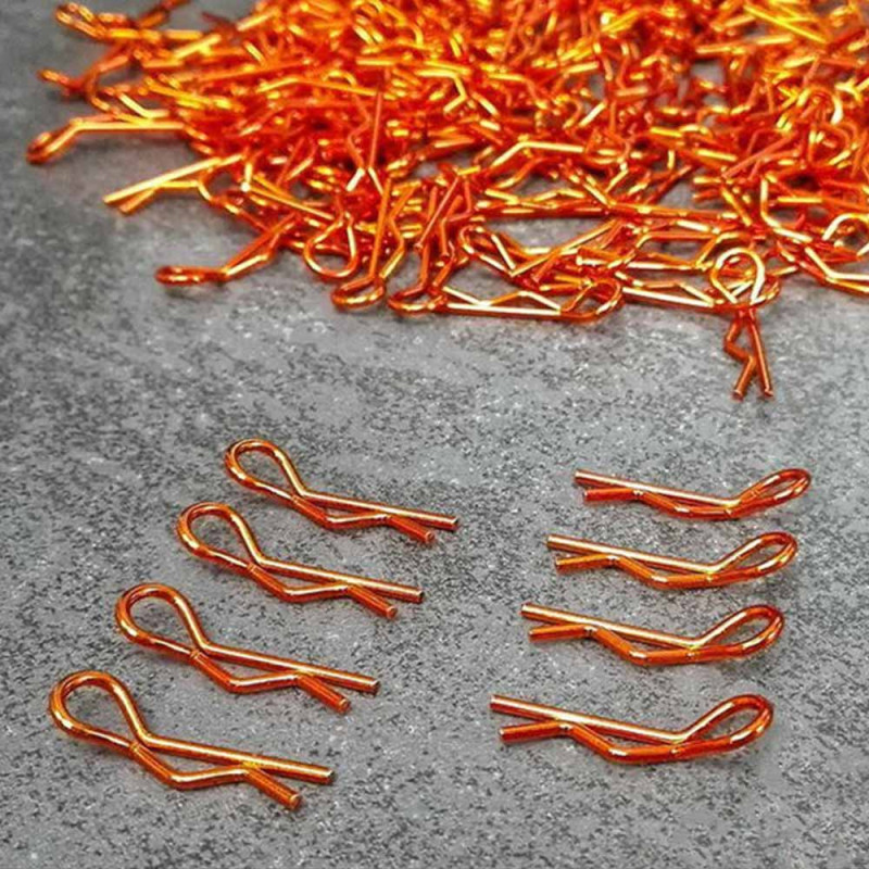 Clips de carrosserie 1/10 - Orange - BITTYDESIGN BDBC-8O