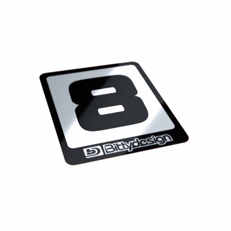 10 Feuilles de Numéro de course - BITTYDESIGN BDRNDS-2415-LP