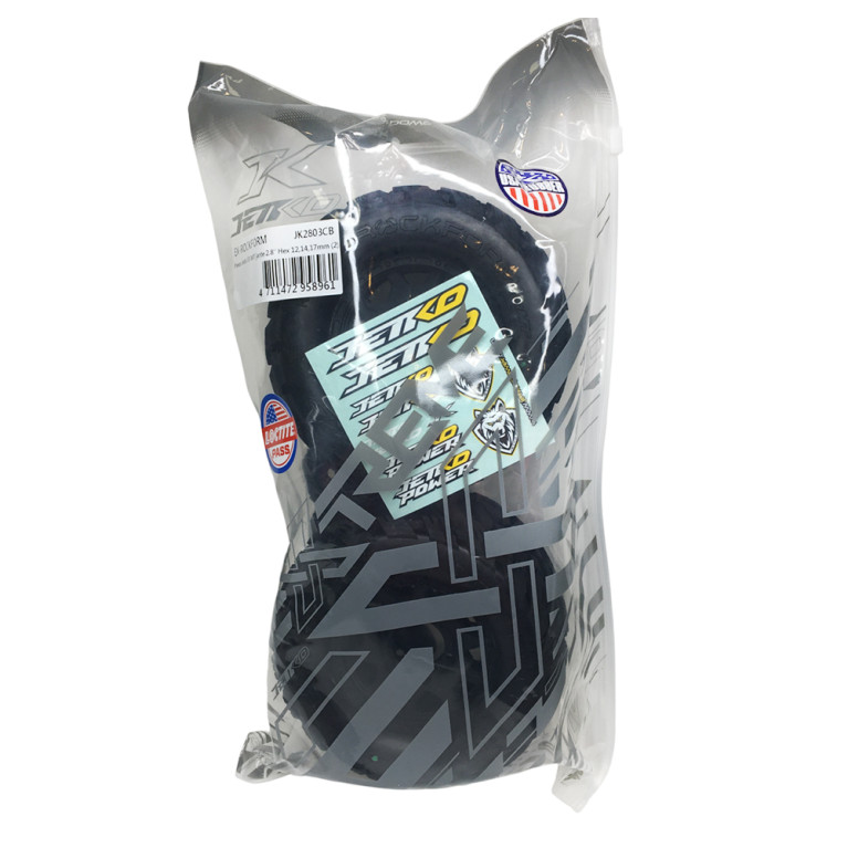 2 Roues "Ex-Rockform" montées collées - JETKO JK2803CB