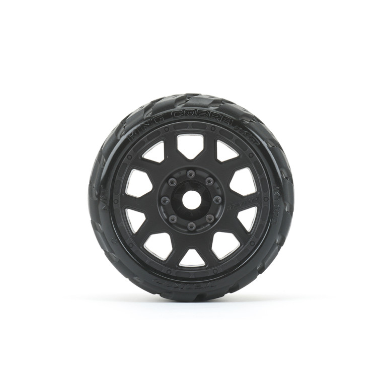 2 Roues "EX Low Profile King Cobra" montées collées - JETKO JK1602CB