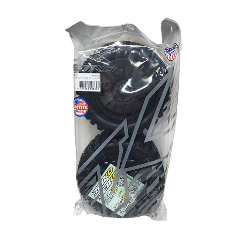 2 Roues "EX MT Slayer" montées collées - JETKO JK1903CB