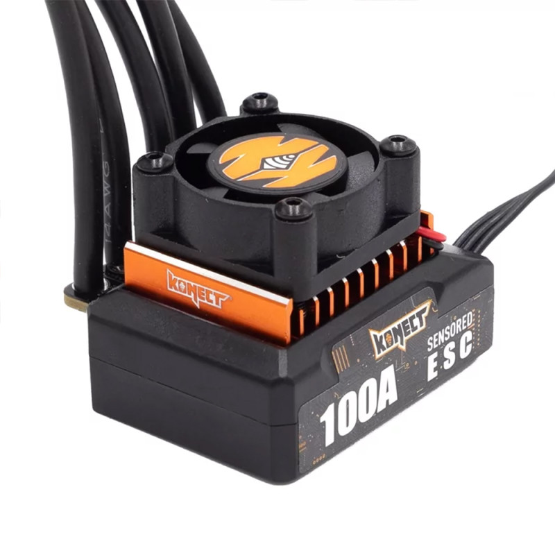 Variateur Elite 1/10 100A + carte de programmation - KONECT KN-ELITE-ESC100