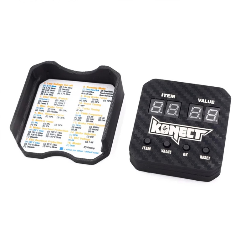 Variateur Elite 1/10 100A + carte de programmation - KONECT KN-ELITE-ESC100