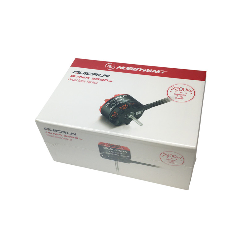 Moteur Brushless Quicrun Outer 3530SL - 2200Kv - HOBBYWING 30404852