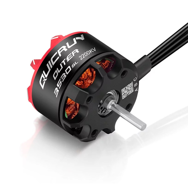 Moteur Brushless Quicrun Outer 3530SL - 2200Kv - HOBBYWING 30404852