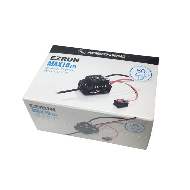 Variateur EzRun MAX10 G2 - 80A - HOBBYWING 30102604