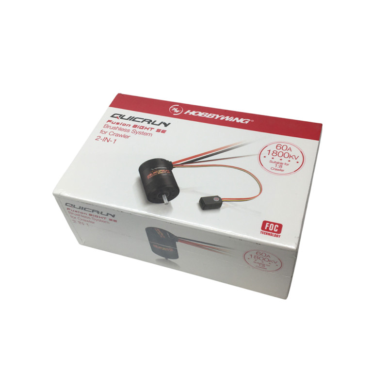 Combo QuicRun Fusion 8IGHT SE - 1800Kv - HOBBYWING 30109100