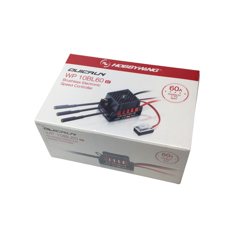 Variateur QuicRun WP 10BL60 G2 60A - HOBBYWING 30107300
