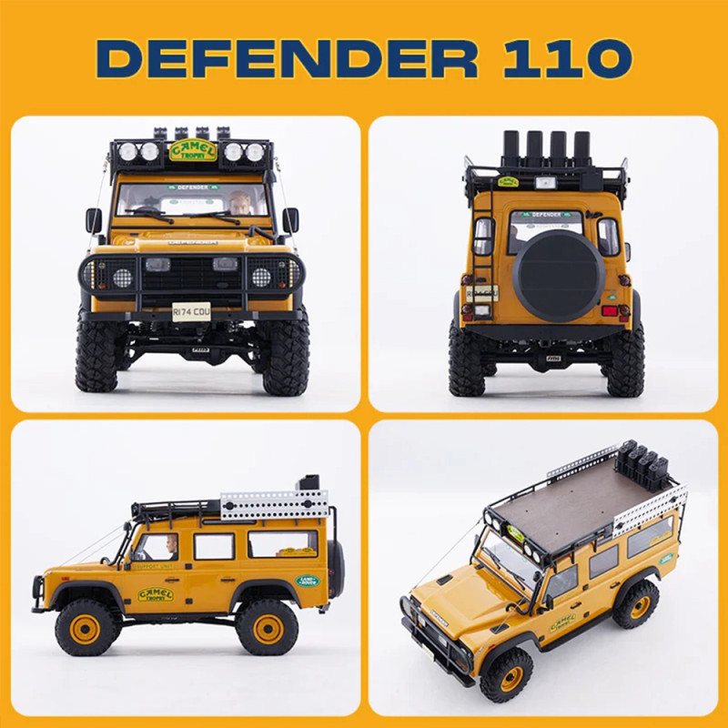 Defender 110 FCX10 Land Rover Camel Trophy - RS - FMS FMS11045RS-YL-SP