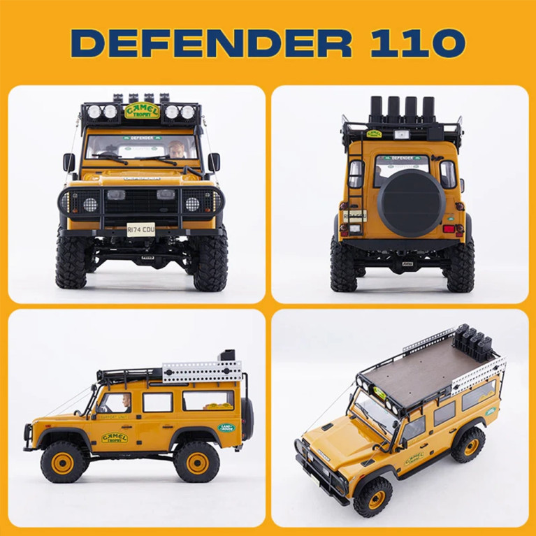 Defender 110 FCX10 Land Rover Camel Trophy - RS - FMS FMS11045RS-YL-SP