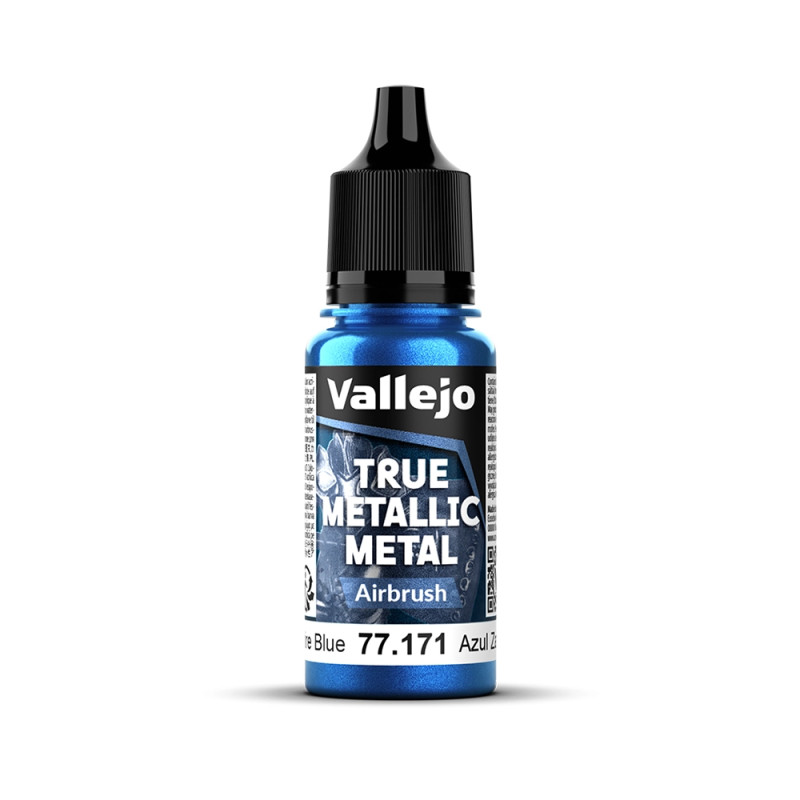 Bleu Saphir N°71 - 18ml Airbrush True Metallic Metal - VALLEJO 77.171