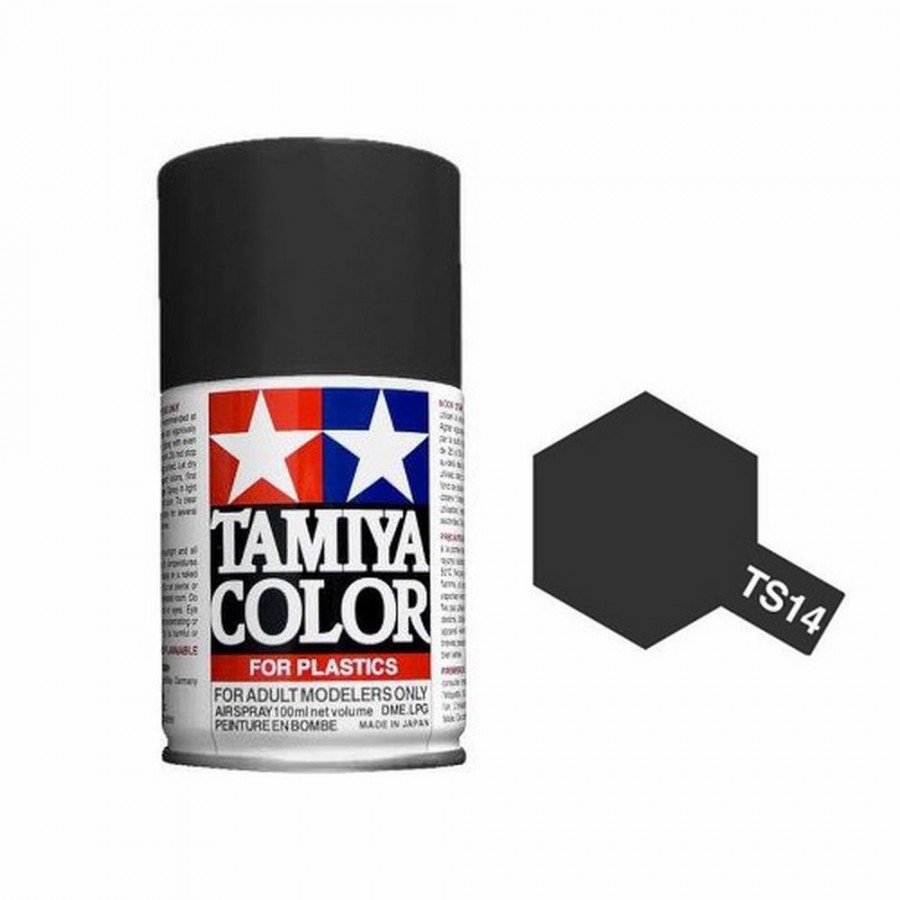 Noir Brillant Spray de 100ml-TAMIYA TS14