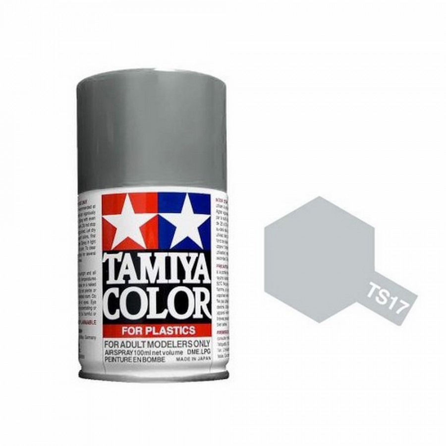 Aluminium Brillant Spray de 100ml-TAMIYA TS17