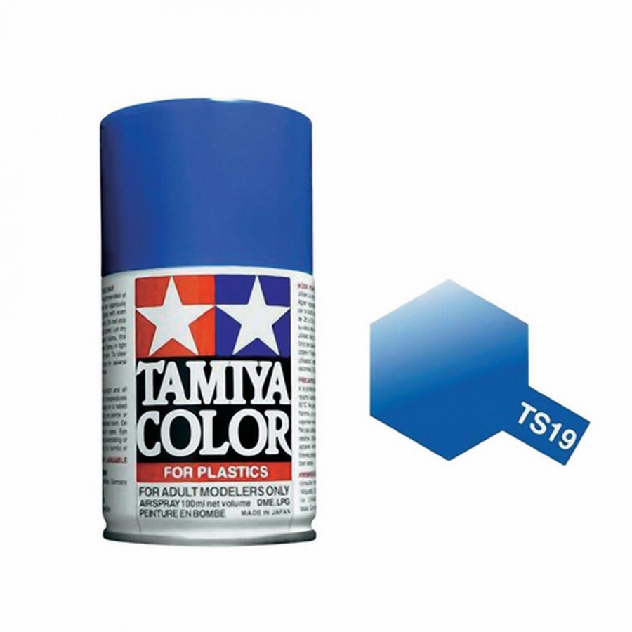 Bleu Métal Brillant Spray de 100ml-TAMIYA TS19