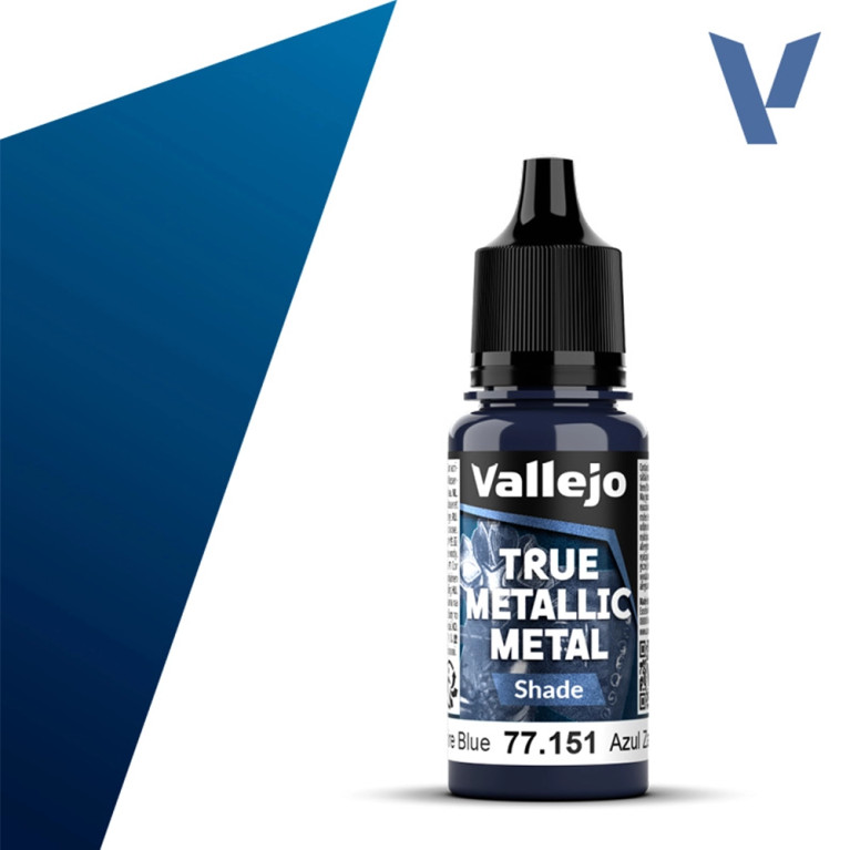 Bleu Saphir N°51 - 18ml Shade True Metallic Metal - VALLEJO 77.151